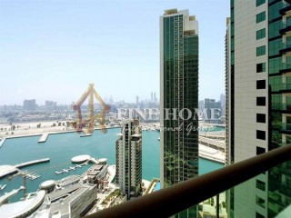 Fully furnished 1BR Apartment With Sea View on Marina Square