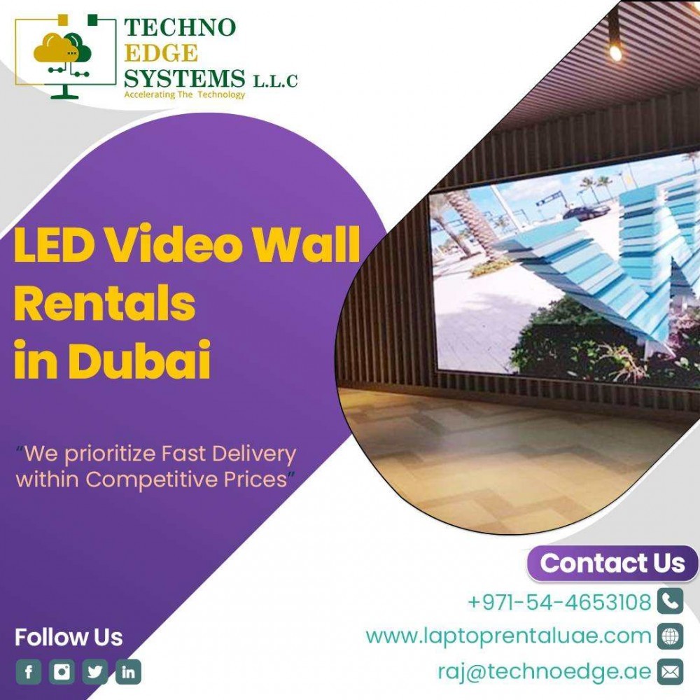 Hire Latest LED Video Wall in Dubai, UAE, Dubai