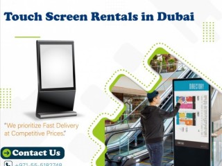 Touch Screen Kiosk Hire for Trade Shows in UAE