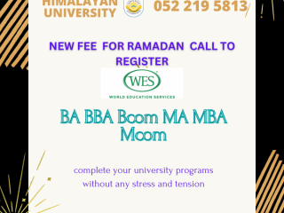 University Programs BA BBA Bcom BCA Bsc MA MB MSc