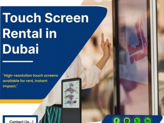 Hire Touch Screens for Trade Shows Across the UAE