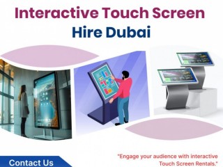 Hire Touch Screen Kiosk for Trade Shows in UAE