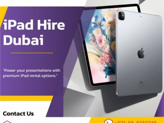 Hire iPad Pro for Trade Shows Across the UAE