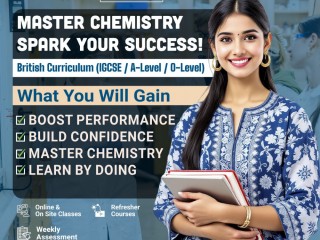 Best Chemistry Classes in Sharjah Makharia Institute 0568723609