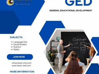 GED TRAINING AT VISION INSTITUTE
